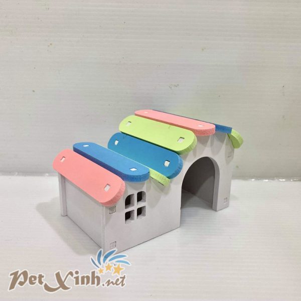 nhà gỗ sắc màu