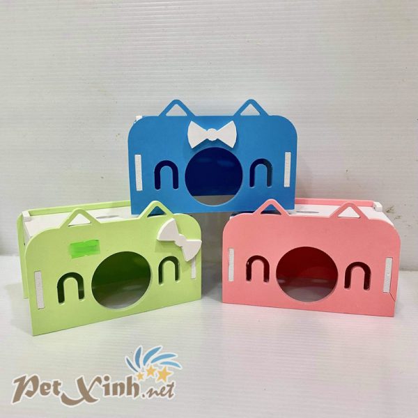 nhà gỗ sắc màu nhà hamster