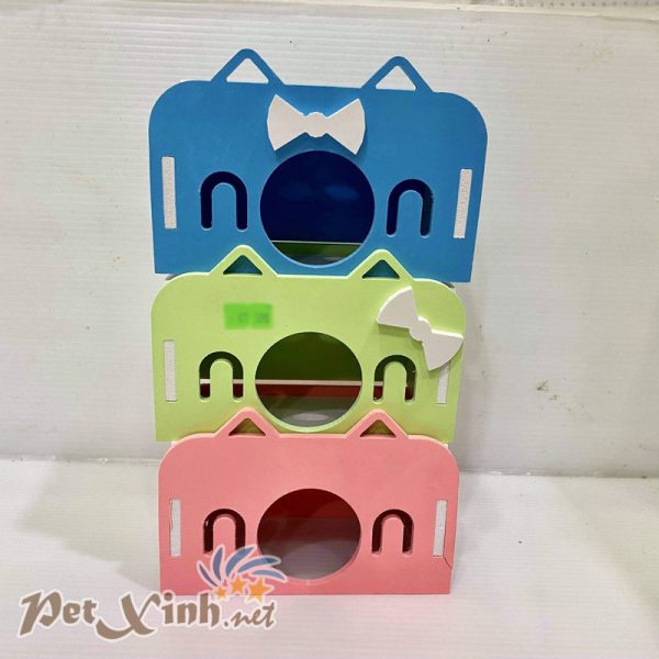 nhà gỗ sắc màu nhà hamster