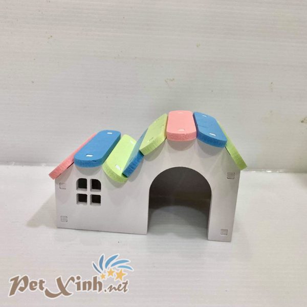nhà gỗ sắc màu