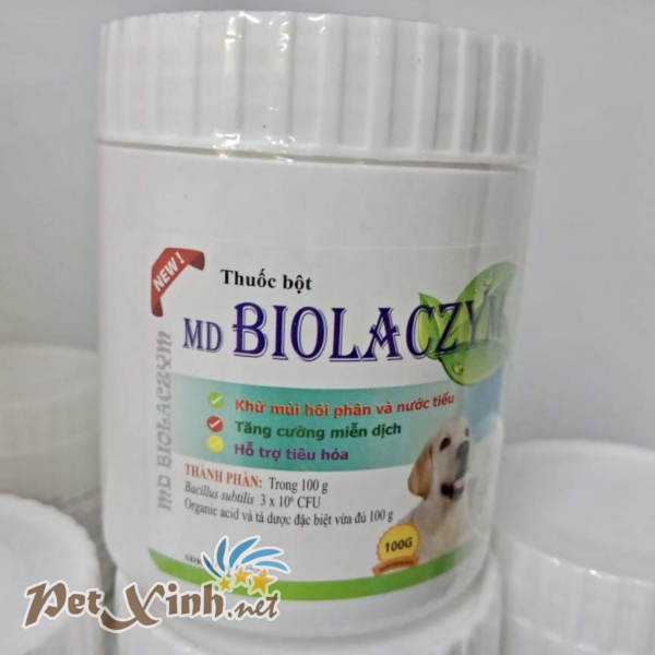 MD Biolaczym hỗ trợ tiêu hóa khử mùi phân và nước tiểu dành cho chó mèo
