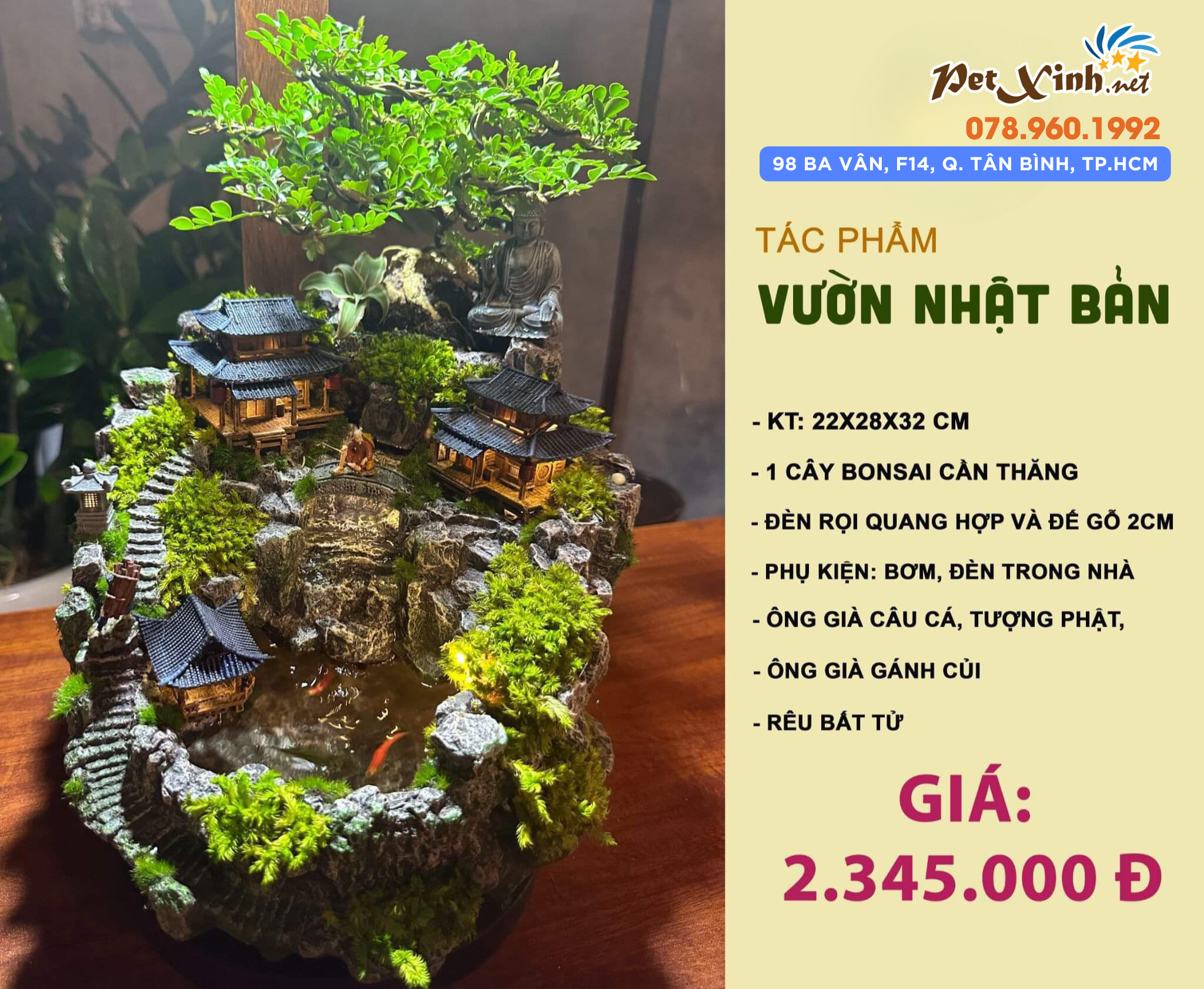 tiểu cảnh mini để bàn