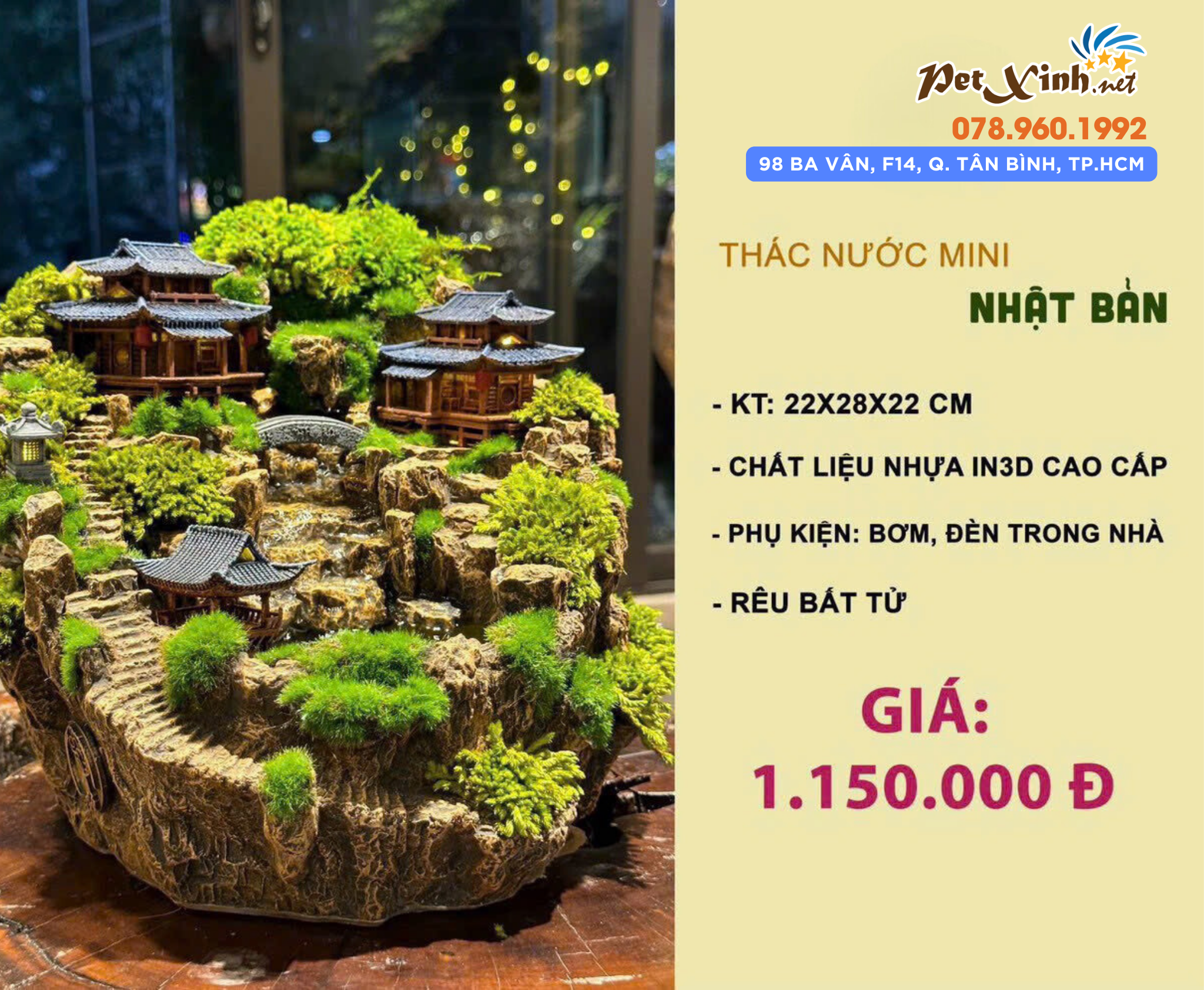 tiểu cảnh mini để bàn