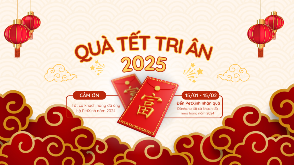Nhận quà Tết PetXinh