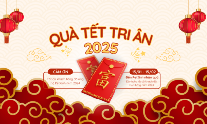 Nhận quà Tết PetXinh