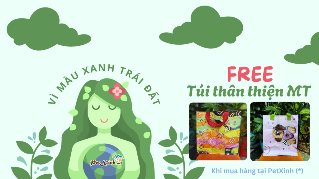 bảo vệ môi trường cùng PetXinh