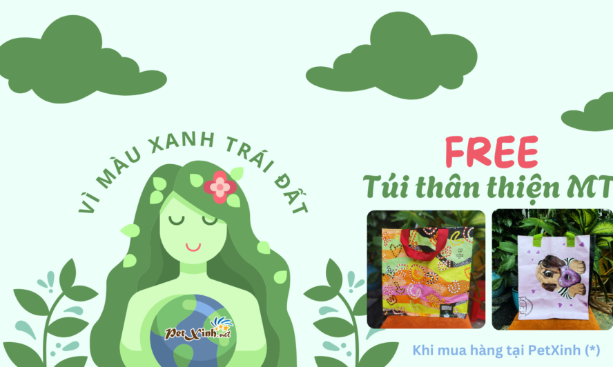 bảo vệ môi trường cùng PetXinh